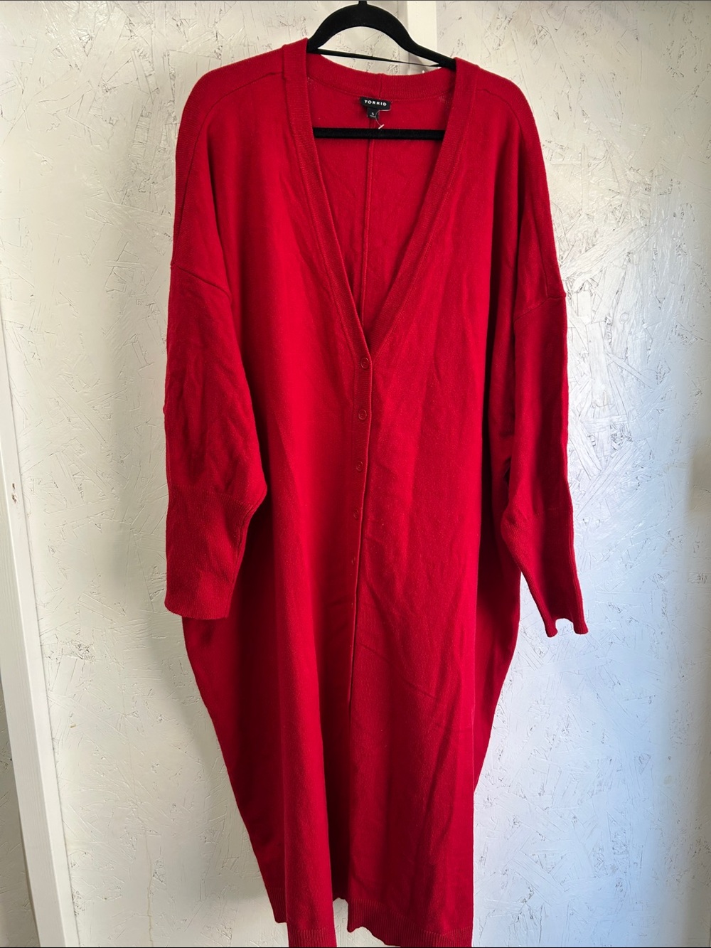 torrid Bright Red Knit Cardigan